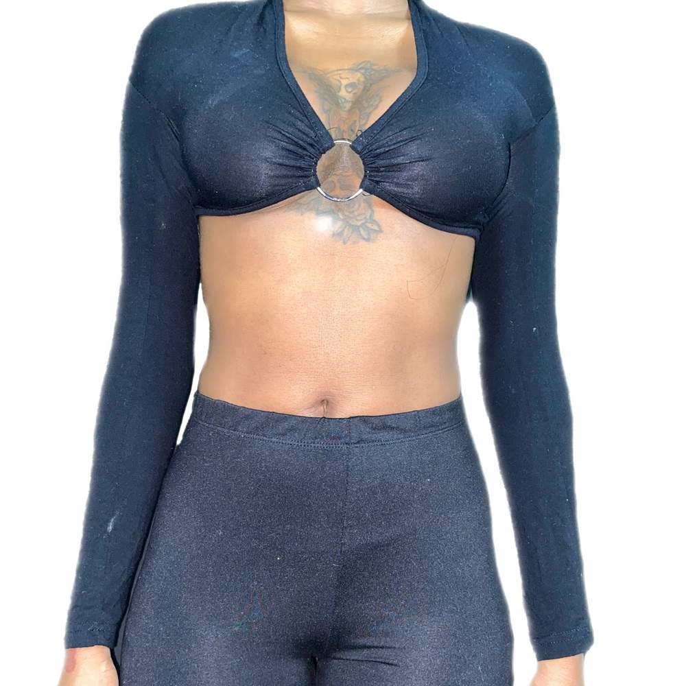 Long Sleeve Crop Top